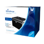 MediaRange BOX70 optical disc case Box case 120 discs Aluminium, Black