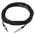 Siig 3.5 mm - 3.5 mm audio cable 3 m 3.5mm Black, Silver