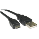 Cables Direct USB2-163 USB cable 3 m USB 2.0 USB A Micro-USB B Black