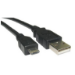 Cables Direct USB2-163 USB cable USB 2.0 3 m USB A Micro-USB B Black