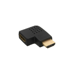 InLine HDMI Adapter male / female side angled left gold plated