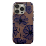 BURGA Velvet Nigh mobile phone case 16 cm (6.3") Border Black, Blue, Brown