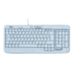 Medigenic Compact toetsenbord Inclusief muis Medisch USB + PS/2 Amerikaans Engels Wit