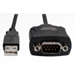 Fujitsu USB - RS-232 serial cable Black USB Type-A