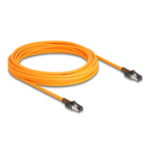 DeLOCK RJ45 Network Cable with USB Type-C port finder function Self Tracing Cat.6A S/FTP 7.5 m orange