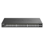 D-Link DGS-1250-52XP Managed L2+/L3 Gigabit Ethernet (10/100/1000) Power over Ethernet (PoE) Desktop Black