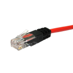 Cables Direct XXURT-610R networking cable Red 10 m Cat5e U/UTP (UTP)