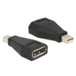 DeLOCK 65238 cable gender changer Displayport mini M Displayport Black