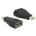 DeLOCK 65238 cable gender changer Displayport mini M Displayport Black
