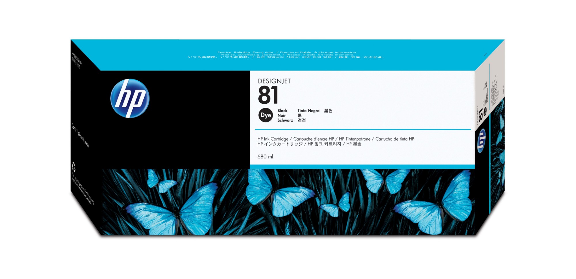 HP C4930A/81 Ink cartridge black. 1.4K pages 680ml for HP DesignJet D