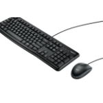 Logitech Desktop MK120 clavier Souris incluse Bureau USB QWERTY Noir