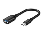 JLC 0.2M Type C Male to USB 3.1 Female Adapter - Black