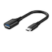 JLC 0.2M Type C Male to USB 3.1 Female Adapter - Black