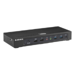 Black Box USBC2000-4KDUAL interface hub USB 3.2 Gen 2 (3.1 Gen 2) Type-C 10000 Mbit/s