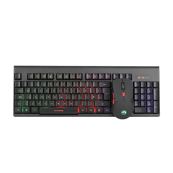 Image of Marvo KW512-UK keyboard Mouse included RF Wireless + USB QWERTY...