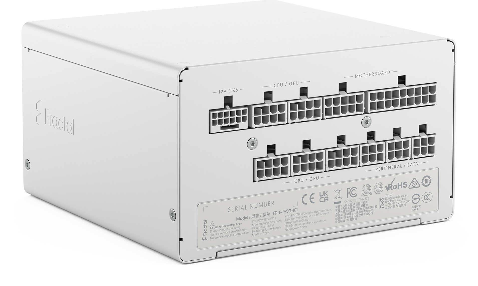 Fractal Design Ion 3 Gold 1000W power supply unit 24-pin ATX ATX White