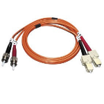 Moxa 35084 fibre optic cable 2x ST 2x SC OM1 Orange