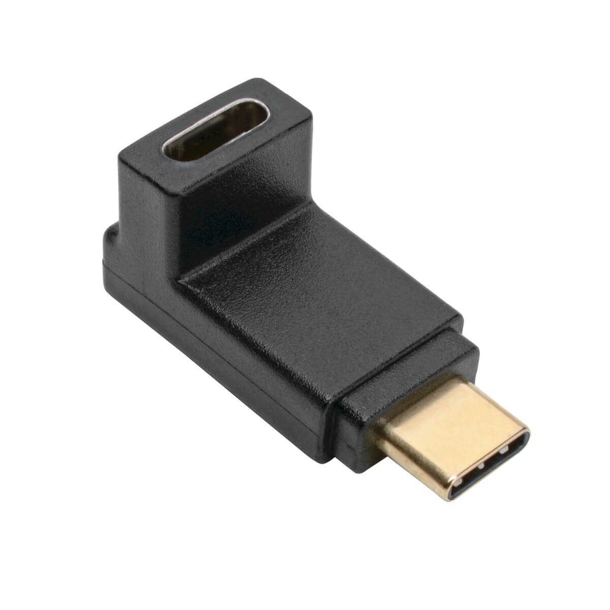 Image of Tripp Lite U420-000-F-UD USB-C Right Angle Adapter (M/F) , 3.1,...