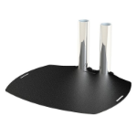 Premier Mounts 7170-1004-10 multimedia cart/stand Black, Silver Multimedia stand