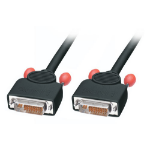 Lindy 41275 DVI cable 10 m DVI-I Black, Red