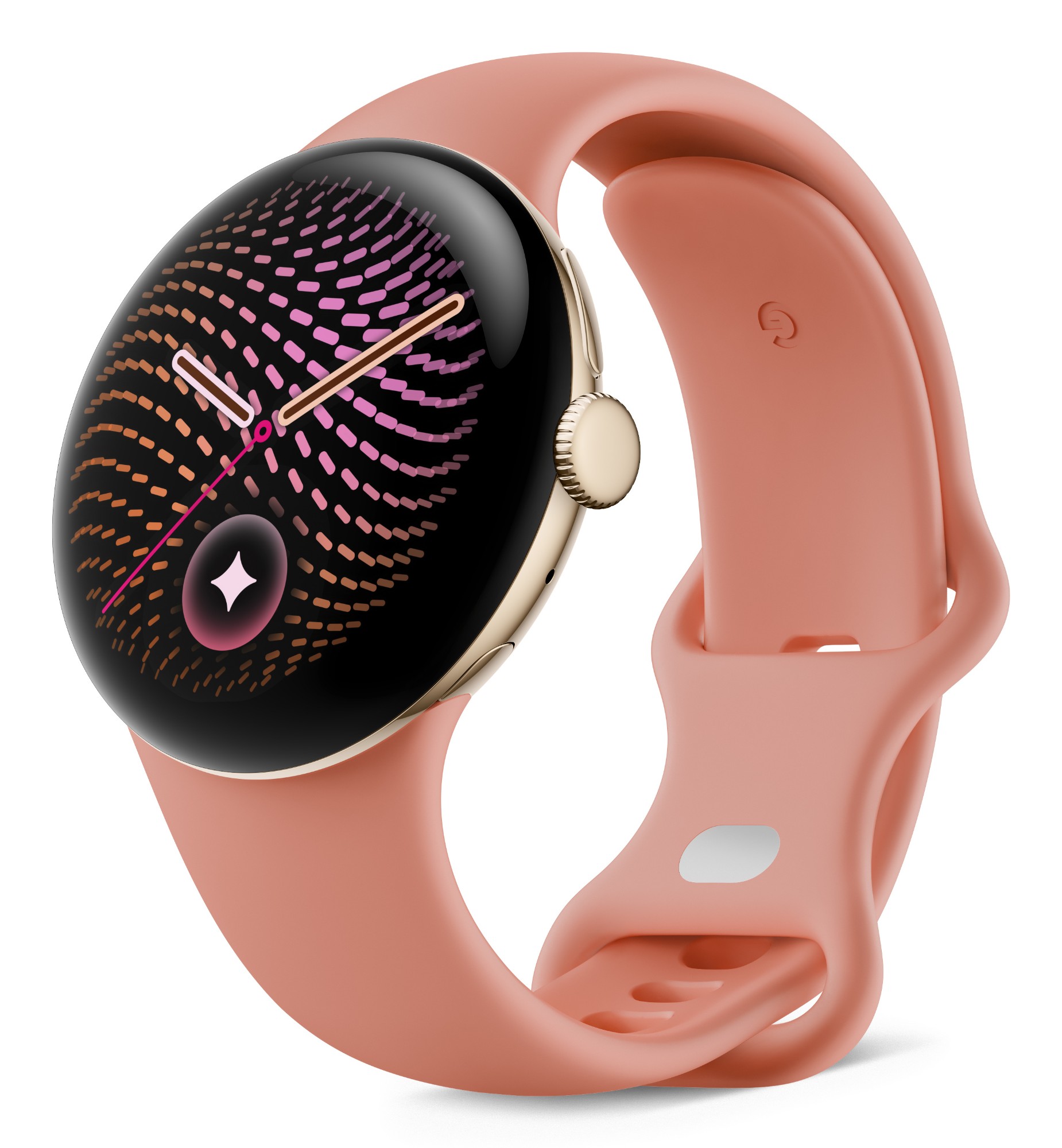 Google Pixel Watch 5 AMOLED 41 mm Digital Touchscreen Gold Wi-Fi GPS (