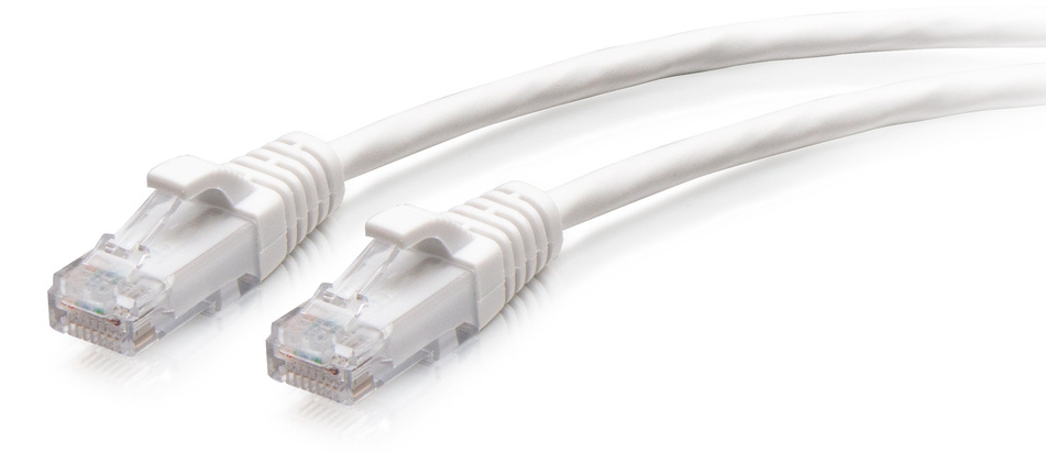 C2G 1.5m Cat6a Snagless Unshielded (UTP) Slim Ethernet Patch Cable - White