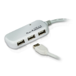 ATEN UE2120H interface hub USB 2.0 480 Mbit/s White