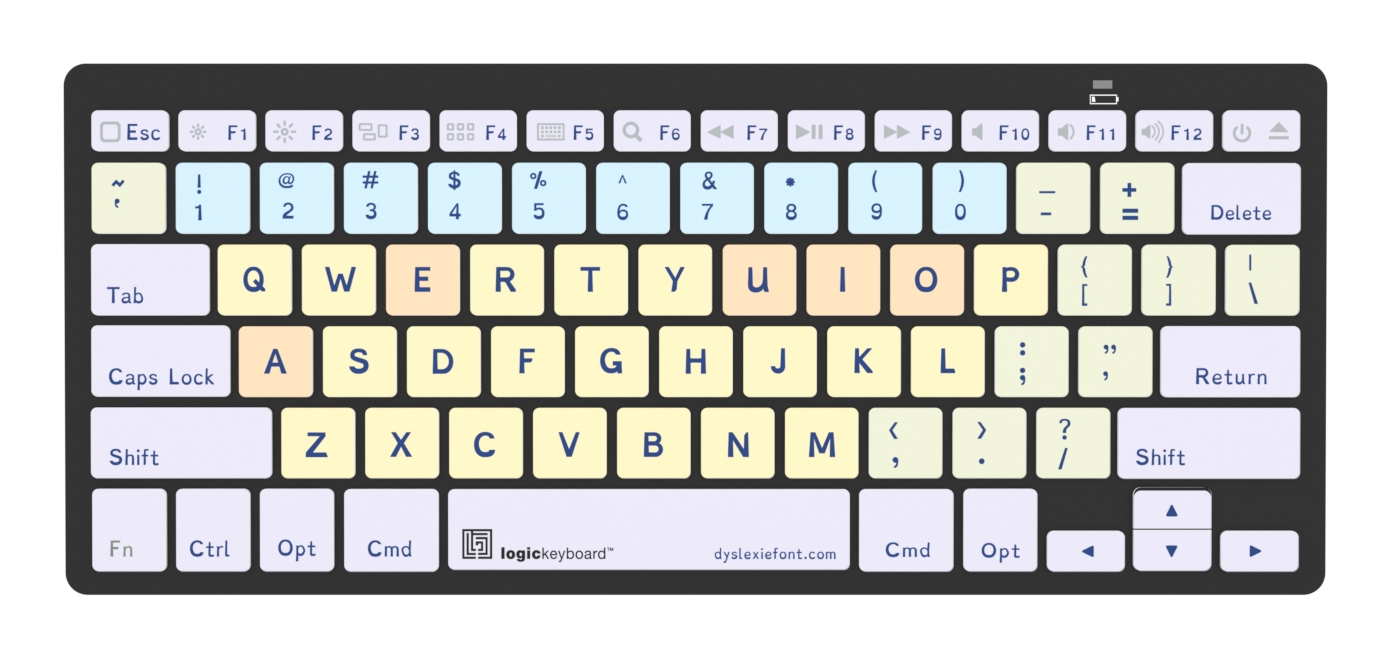 LKB-DYSLEX-BTON-UK keyboard Home Bluetooth QWERTY Englis
