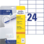 Avery 3474-10 self-adhesive label Rectangle Permanent White 240 pc(s)
