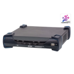ATEN KX9980R - KVM / video / audio switch - 2 x KVM / video / audio - 1 local user - 2 IP users - rack-mountable