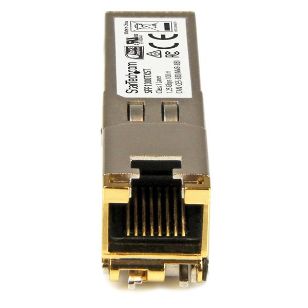 StarTech.com MSA Uncoded SFP Module - 1000BASE-TX - SFP to RJ45 Cat6/Cat5e - 1GE Gigabit Ethernet SFP - RJ-45 100m
