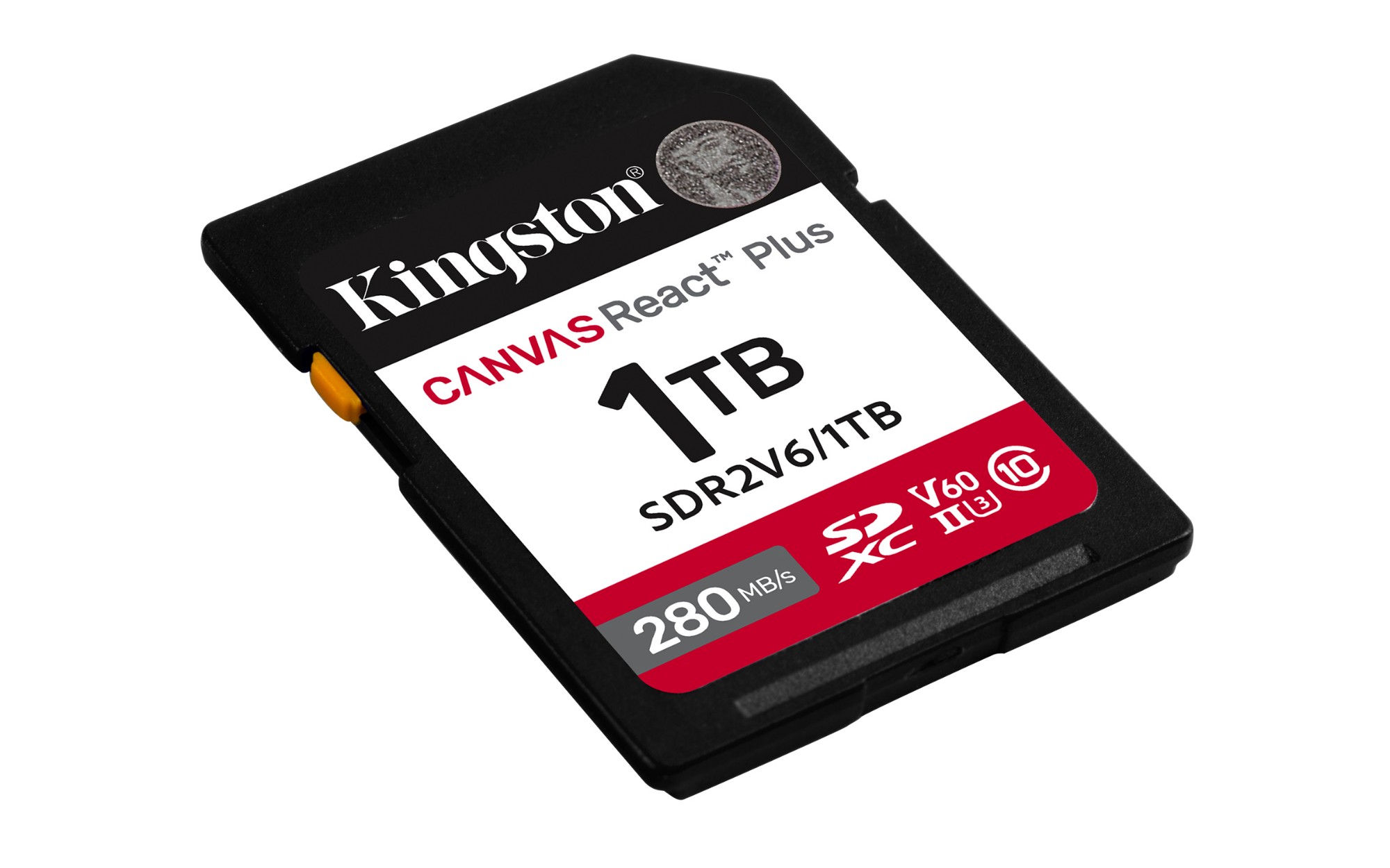 Kingston Technology 1TB Canvas React Plus SDXC UHS-II 280R/150W U3 V60 for Full HD/4K