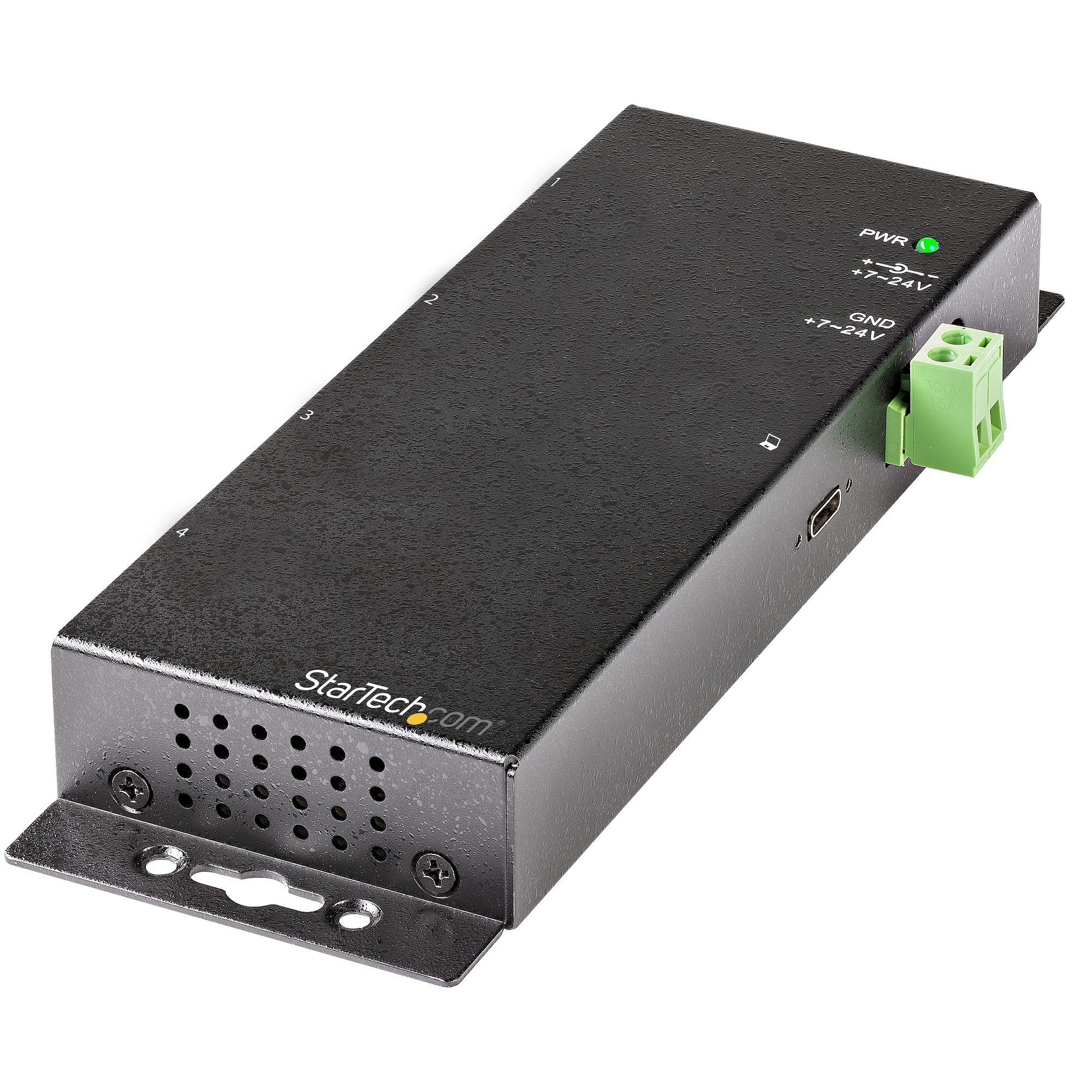 Image of StarTech.com 4 Port USB C Hub 10Gbps - Metal Industrial USB-C Hub...