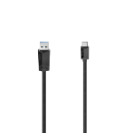 Hama 00200650 USB cable 0.25 m USB 3.2 Gen 1 (3.1 Gen 1) USB C USB A Black