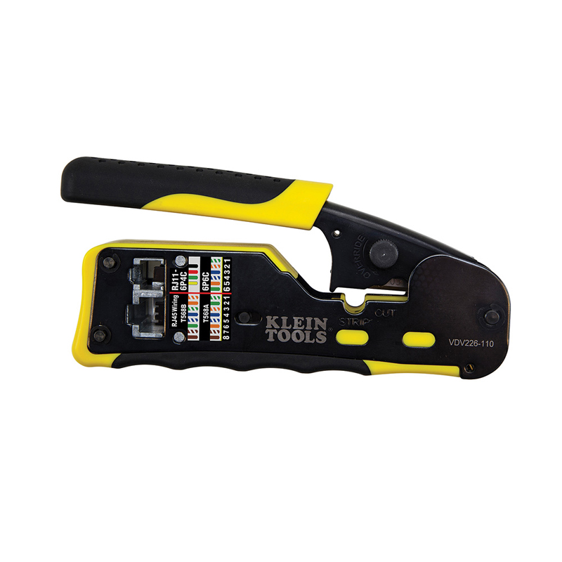 Image of Klein PASS-THRU MODULAR WIRE CRIMPER