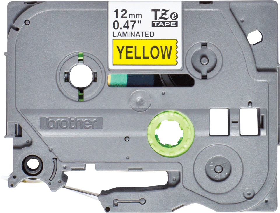 Image of Brother TZE-631S DirectLabel black on yellow Laminat 12mm x 4m for...
