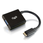 C2G 41350 video cable adapter 8" (0.203 m) HDMI VGA (D-Sub) Black