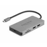 DeLOCK 87004 laptop dock & poortreplicator Bedraad USB 3.2 Gen 1 (3.1 Gen 1) Type-C Grijs