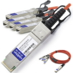 AddOn Networks QSFP-4SFP-AOC5M-AO InfiniBand/fibre optic cable 5 m QSFP+ 4xSFP+