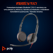 Poly Zestaw słuchawkowy Blackwire 3225 Stereo USB-C + wtyczka 3,5 mm + przejściówka USB-C/A