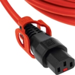 Cablenet 5m IEC C14 - IEC C13 IEC Lock + Orange PVC 1.0mm Power Leads