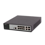 Luxul Wireless XMS-1208P-E network switch Managed L3 Gigabit Ethernet (10/100/1000) Power over Ethernet (PoE) Black, Silver