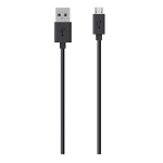 Belkin 1.2m USB 2.0 - microUSB m/m USB cable USB A Micro-USB B Male Black
