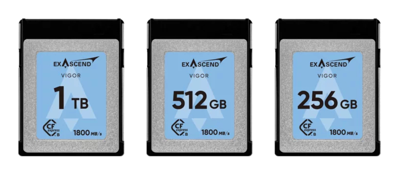 Exascend Vigor 256 GB CFexpress Type B 3D TLC NAND