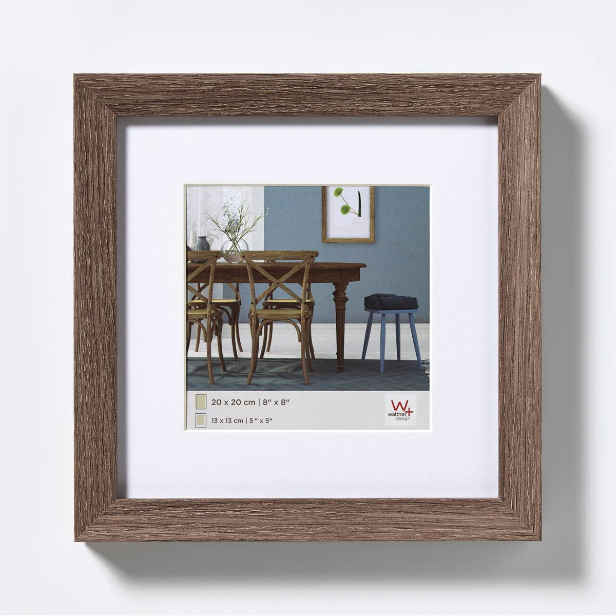 Image of Walther EF220N - MDF - Walnut - Single picture frame - Wall - 13 x...