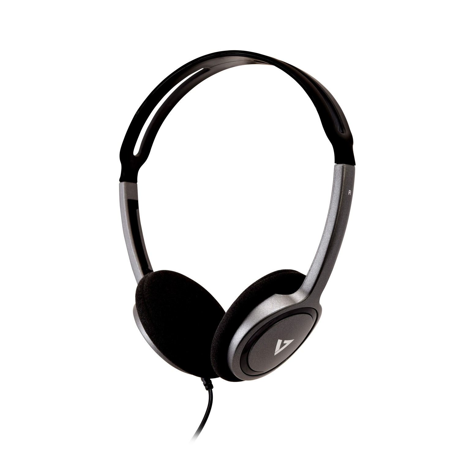 V7 HA310-2EP headphones/headset Head-band 3.5 mm connector Black, Silver