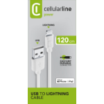 Cellularline Power Cable 120cm - Lightning Lightning cable for recharging and transferring data