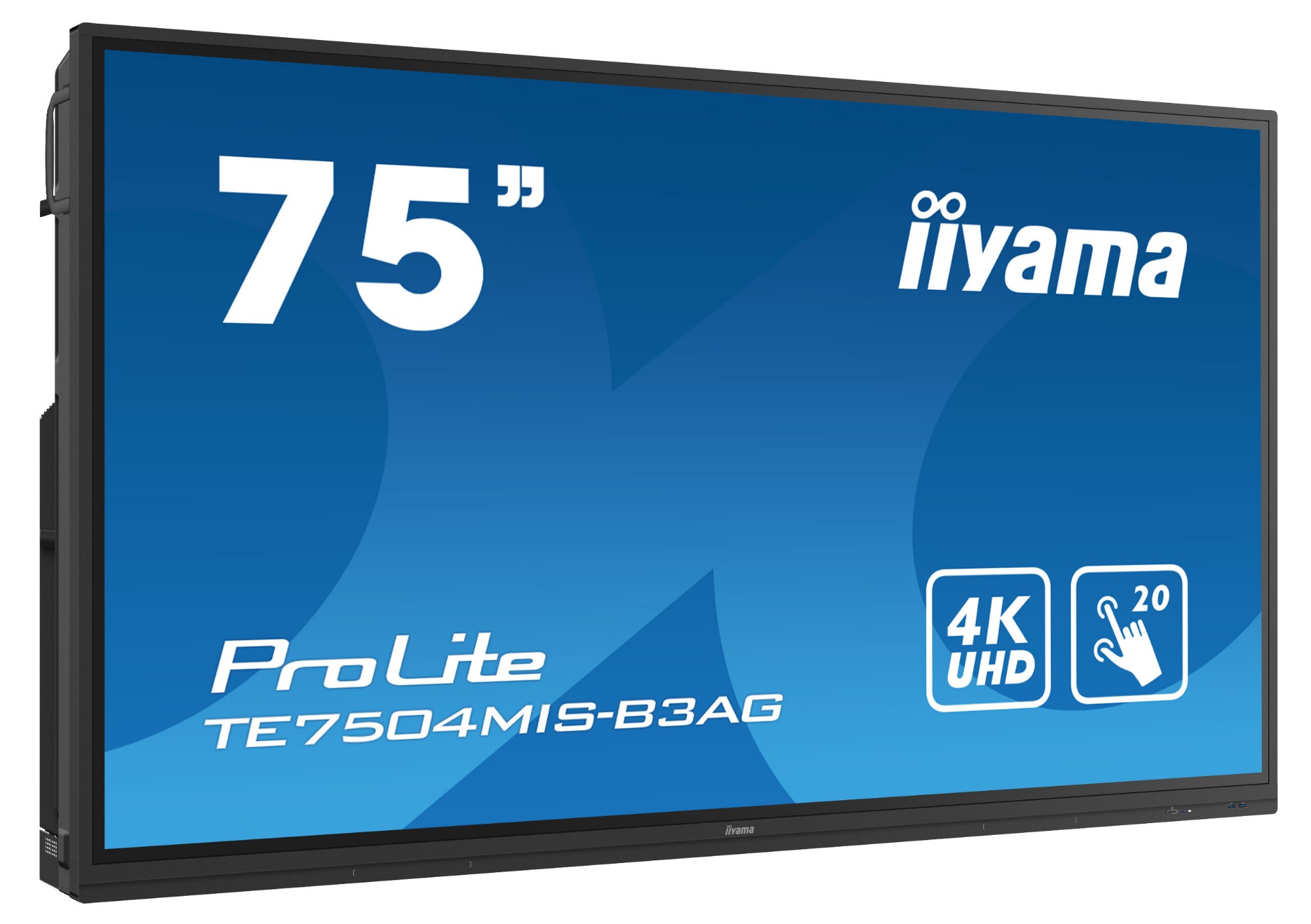 iiyama TE7504MIS-B3AG Signage Display Kiosk design 189.2 cm (74.5"