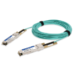 AddOn Networks ADD-Q28CIQ28AU-O15M InfiniBand/fibre optic cable 590.6" (15 m) QSFP28 AOC Aqua color