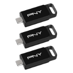 PNY Elite USB flash drive 128 GB USB Type-C 3.2 Gen 1 (3.1 Gen 1) Black